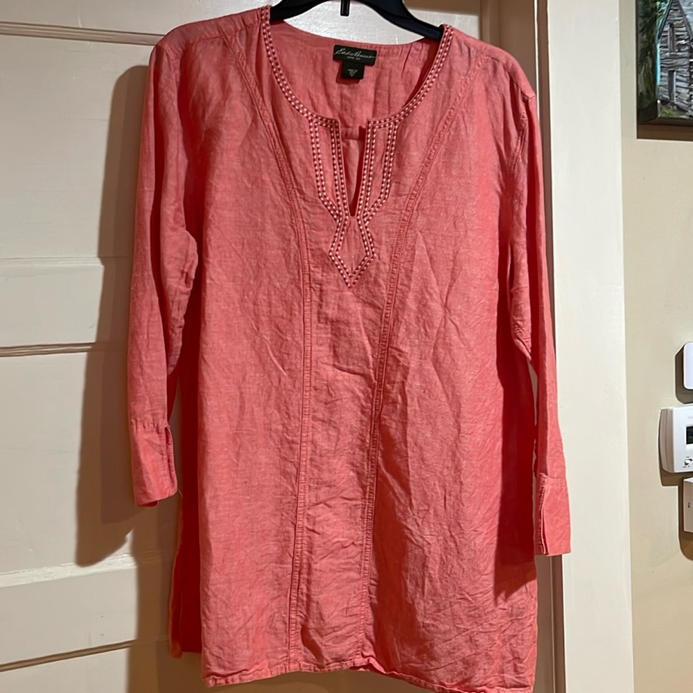 Eddie Bauer XL Tall Linen Tunic